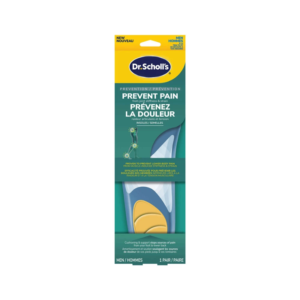 Dr. Scholl's Prevent Pain Insoles - Men's