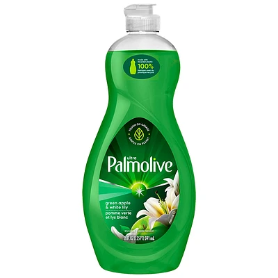 Palmolive Ultra Dish Soap - Green Apple and White Lily - 591ml