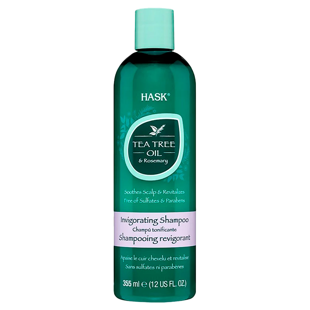 Hask Tea Tree Oil & Rosemary Shampoo - 355ml