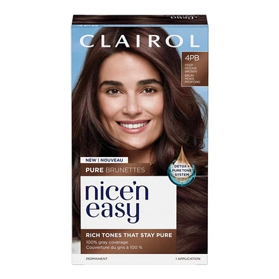 Clairol Nice'n Easy Pure Brunettes Permanent Hair Color
