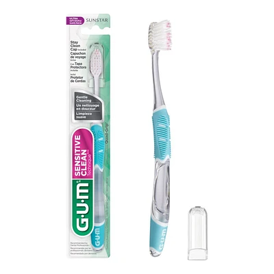 G.U.M Technique Sensitive Clean Compact Head Toothbrush - Ultrasoft - 1's