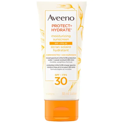 Aveeno Protect + Hydrate Face Moisturizing Sunscreen - SPF 30 - 88ml