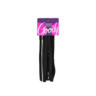 Goody Slideproof Silicone Headwrap - Black - 7989
