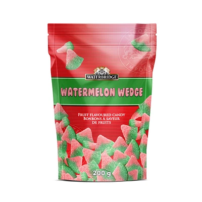 Waterbridge Fruit Flavoured Candy - Watermelon Wedge - 200g