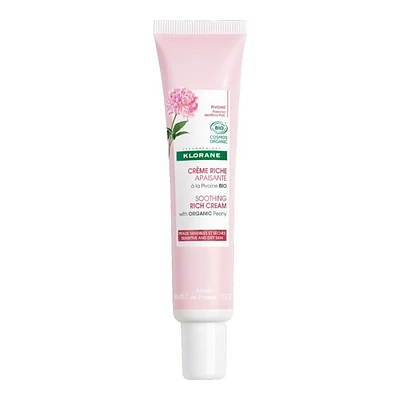 Klorane Organic Peony Soothing Rich Cream - 40ml