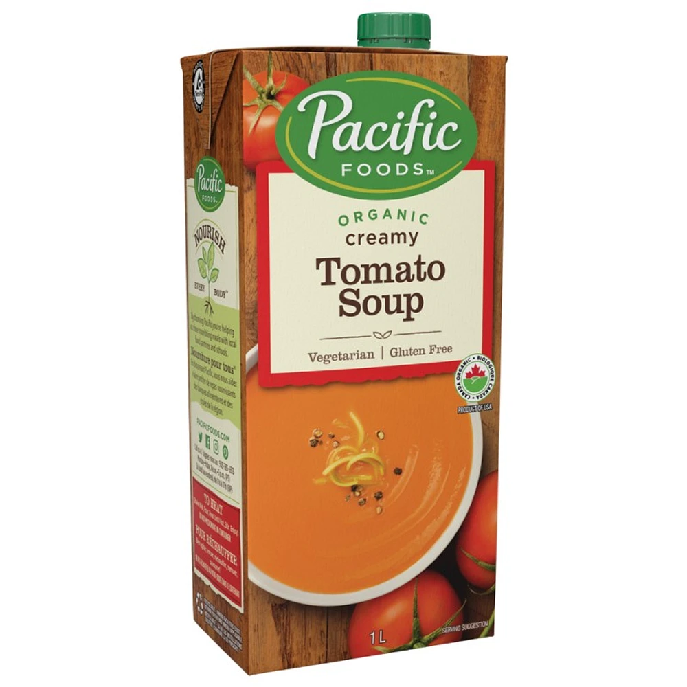 Pacific Organic Creamy Tomato Soup - 1L