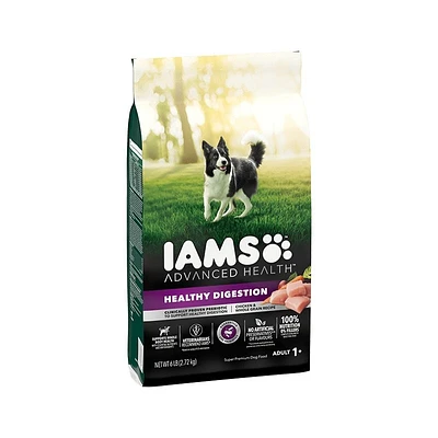 IAMS Advanced Healthy Digestion Dry Adult Dog Food - Chicken and Whole Grains - 2.72kg