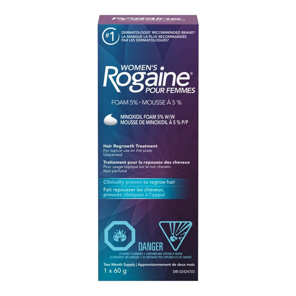 Rogaine For Women Hair Regrowth Foam - Minoxidil 5%