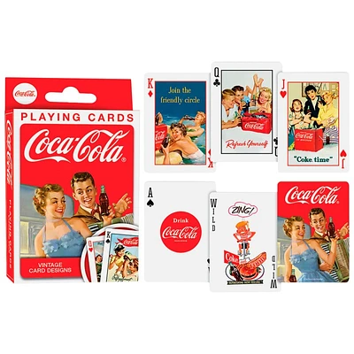 Coca-Cola Vintage Ads Playing Cards Designs