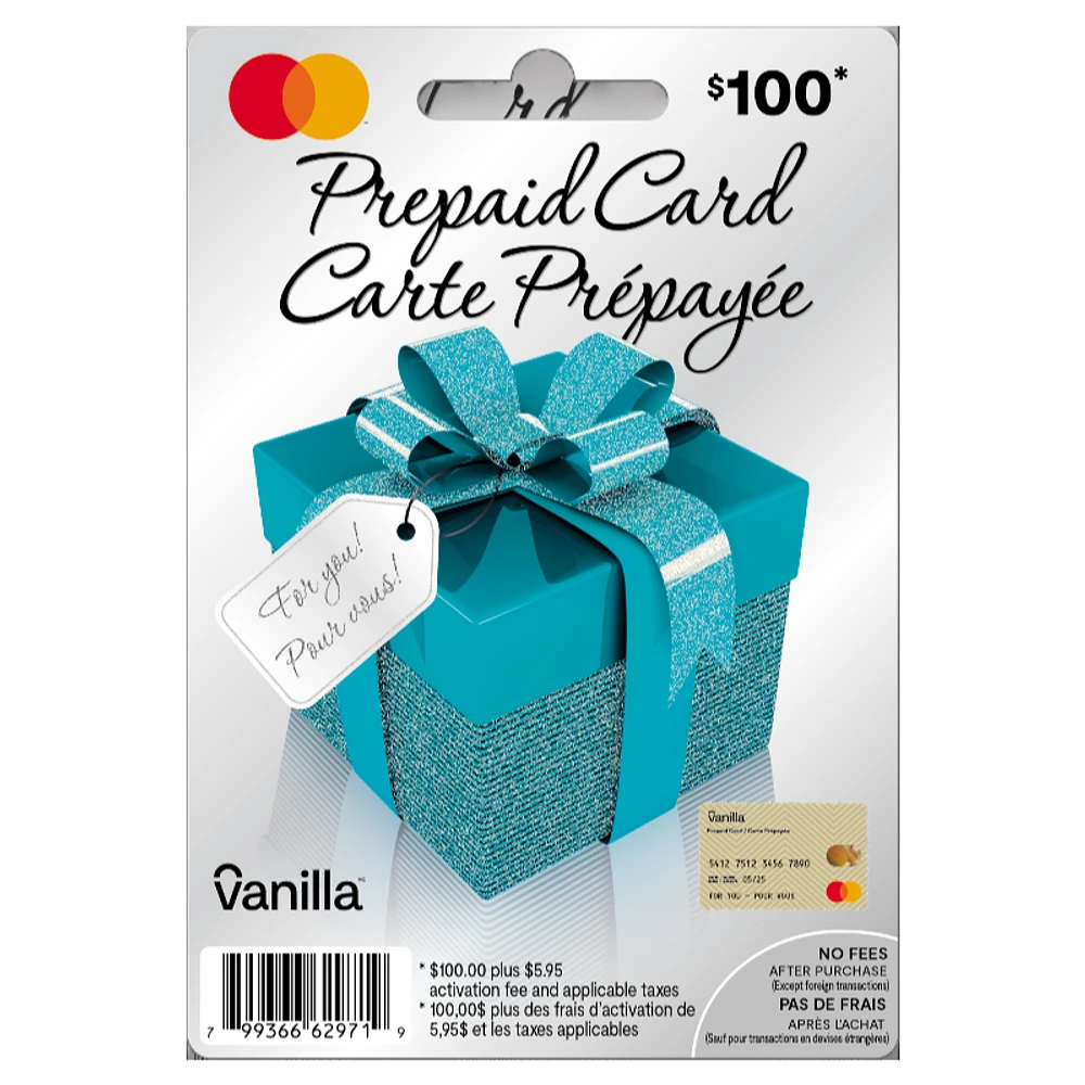 Vanilla Mastercard Prepaid Gift Card