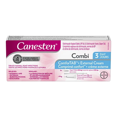 Canesten 3-Day Therapy Combi-Pak - 200mg + 10g