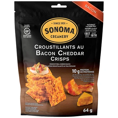 Sonoma Bacon Cheddar Cheese Crisps - 64g