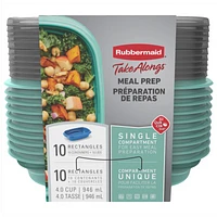 Rubbermaid Take Alongs Meal Prep - 10 pack