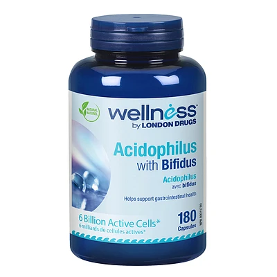 Wellness by London Drugs Acidophilus with Bifidus - 180s