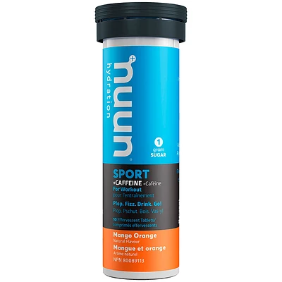 Nuun Hydration Sport Electrolyte Supplement - Mango Orange - 10s