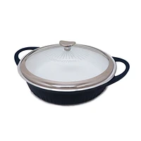 Corningware Non-Stick Braiser - Navy Blue - 4 Quart