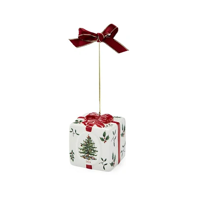 Spode Christmas Tree Ornament - Holiday Gift Box