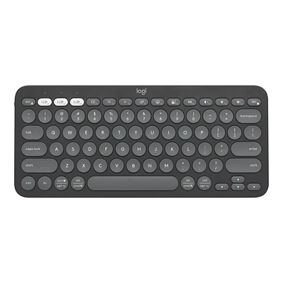 Logitech Pebble Keys 2 K380s Wireless Keyboard - Tonal Graphite - 920-011775