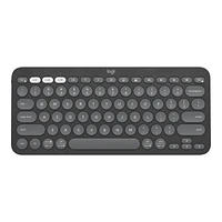 Logitech Pebble Keys 2 K380s Wireless Keyboard - Tonal Graphite - 920-011775