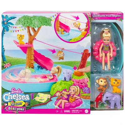 Barbie Chelsea The Lost Birthday Splashtastic Pool Surprise Playset