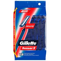 Gillette Sensor2 Disposable Razors - 18s