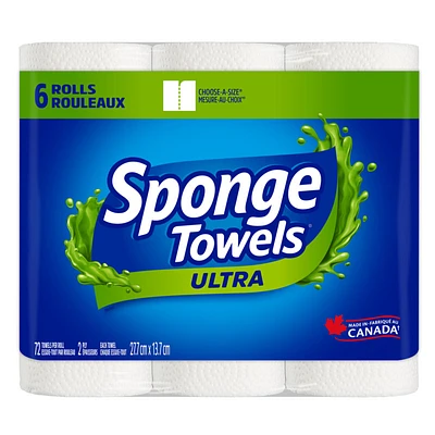 Spongetowels Ultra Choose-A-Size - 6s