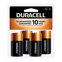 Duracell Coppertop C Alkaline Batteries - 4 pack