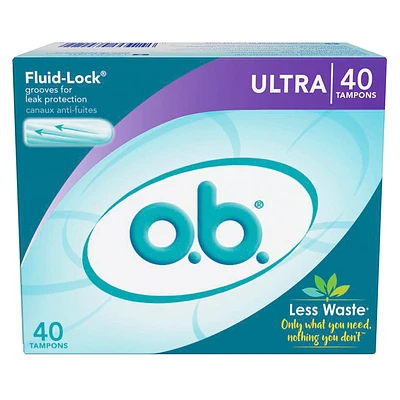 O.B. Ultra Tampons - 40s