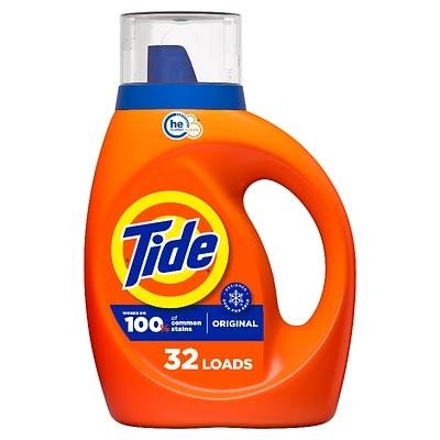 Tide HE Liquid Laundry Detergent - Original - 1.24L / 32 loads