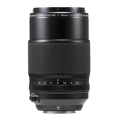 Fujifilm XF 80mm F2.8 R LM OIS WR Macro Lens - Black - 600019131