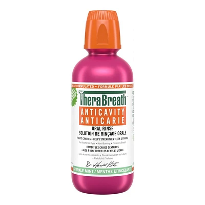 TheraBreath Healthy Smile Oral Rinse - Sparkle Mint - 473ml