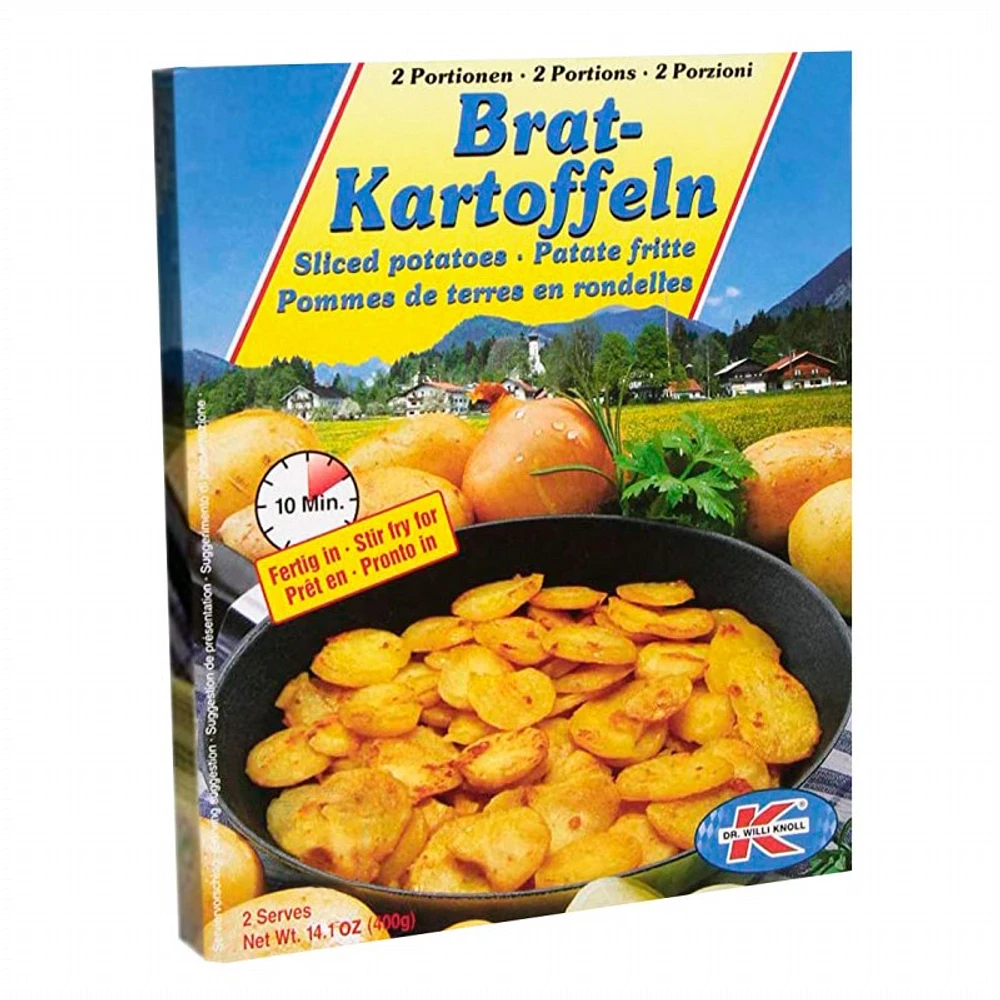 Dr. Willi Knoll Brat-Kartoffeln - Sliced Potatoes - 400g