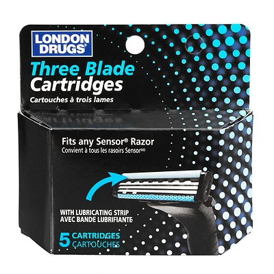 London Drugs Three Blade Cartridges - 5s