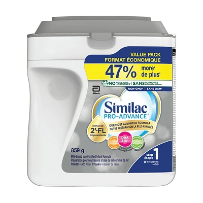 Similac Pro-Advance Step 1 Baby Formula Baby Food Powder - 859g