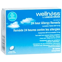 Wellness by London Drugs 24 Hour Allergy Remedy - 60 Caplets