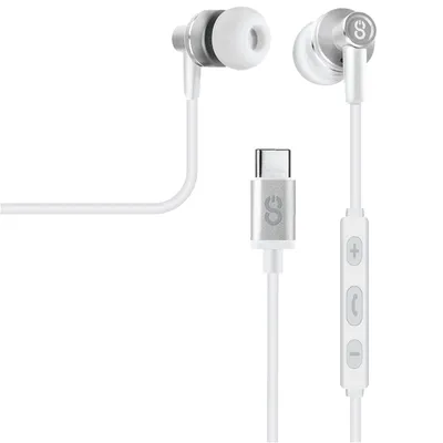 Logiix tuneFREQS USB-C In-Ear Headphones - Silver - LGX13164