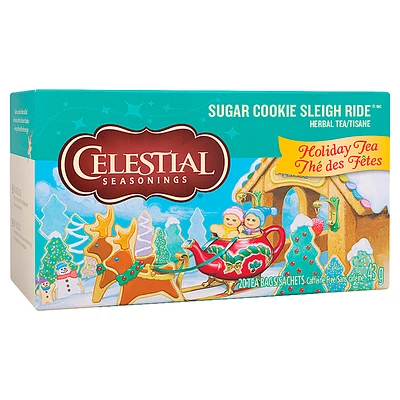 Celestial Seasonings Holiday Tea - Sugar Cookie Sleigh Ride - 20's