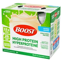 BOOST High Protein Drink - Vanilla - 6 x 237ml