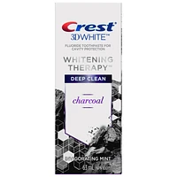 Crest 3D White Whitening Therapy Deep Clean Charcoal Toothpaste - Invigorating Mint - 63ml