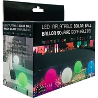 Distinction Solar LED Inflatable Decorative Ball - Multicolor