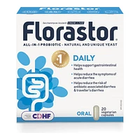 Florastor Daily Probiotic Vegetarian Capsules