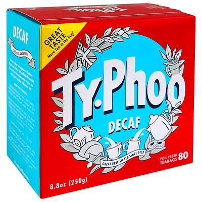 Typhoo Tea Decaffeinated - 80s