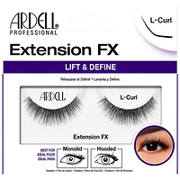 Ardell Professional Extension FX Lift & Define False Lashes - L-Curl Black - 1 pair