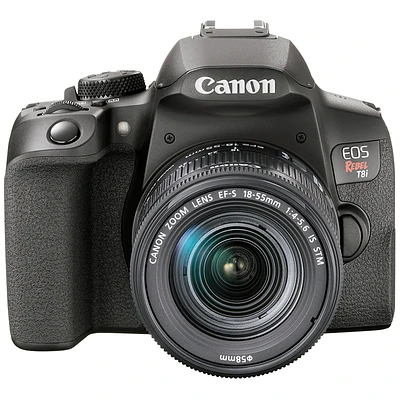 Canon EOS Rebel T8i with 18-55mm IS Lens - 3924C002