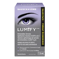 Bausch + Lomb Lumify Redness Reliever Eye Drops - 7.5ml