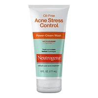 Neutrogena Oil-Free Acne Stress Control Power Cream Wash - 177ml