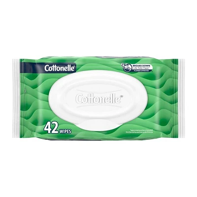 Cottonelle GentlePlus Cleaning Wipes - 42's