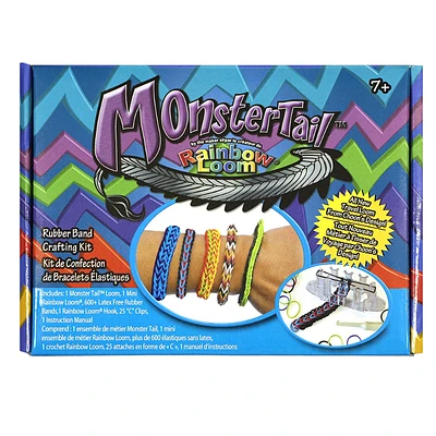 Monster Tail Rainbow Loom Rubber Band Crafting Kit