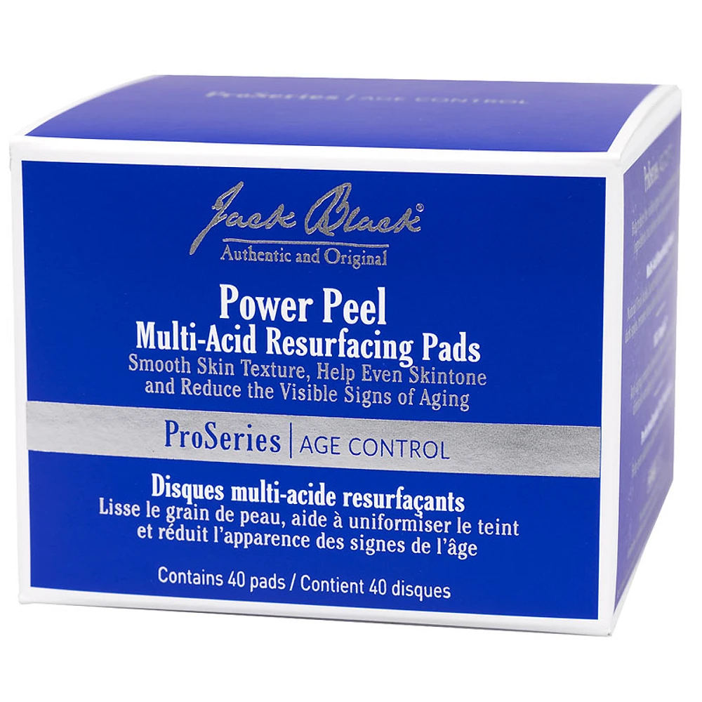 Jack Black - Power Peel Multi-Acid Resurfacing Pads - 40 Pads