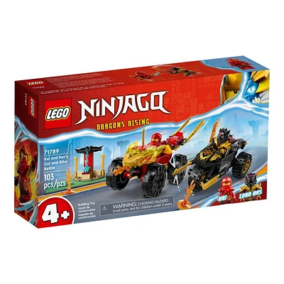 LEGO NINJAGO Dragons Rising - Kai and Ras's Car and Bike Battle